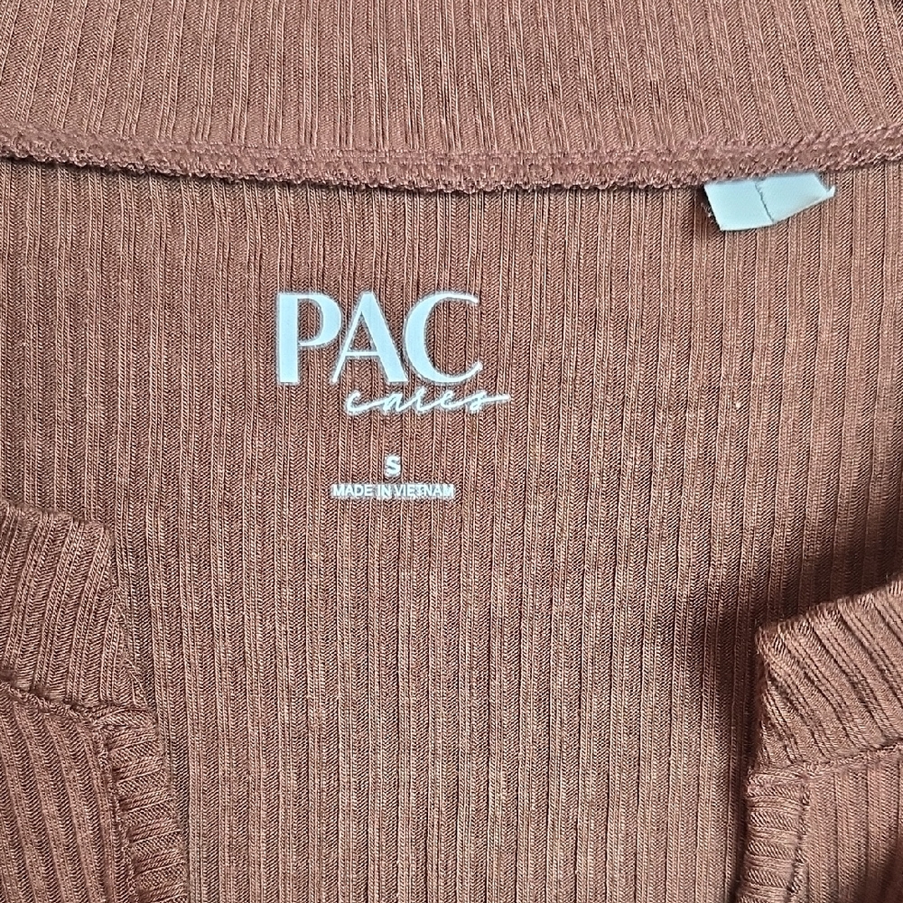 PacSun Brown Ribbed Top - Picture 2 of 6